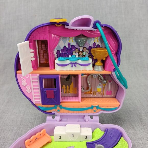 Polly Pocket Mini Pocket Horse Stable Playset Mattel 2020 Replacement No Dolls - Picture 10 of 12